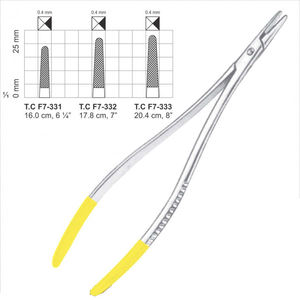 Porte-aiguilles Mathieu Stille manuel, plaqué or à moitié, forceps, instrument chirurgical pour la chirurgie générale, par Astrin Surgical - Product Image 5