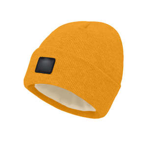 Bonnet chaud d'hiver personnalisé 100% Chapeaux Bennies en acrylique sur tout le logo Bonnet crâne d'hiver en jacquard tricoté - Product Image 1