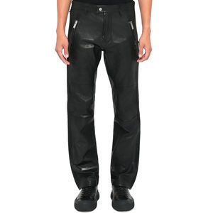 กางเกงหนังแฟชั่นสำหรับผู้ชายกางเกงหนังสีตามสั่งดีไซน์ล่าสุด - Product Image 1