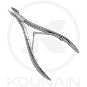 Coupe-ongles professionnel en acier inoxydable KOUNAIN pince à cuticules aiguisée durable pour une élimination précise des peaux mortes et un doigt droit - Product Image 1