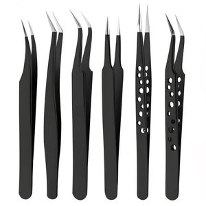 Pince à épiler professionnelle en acier inoxydable fabriquée au Pakistan avec logo personnalisé avec pointe pointue pour une utilisation en beauté - Product Image 6