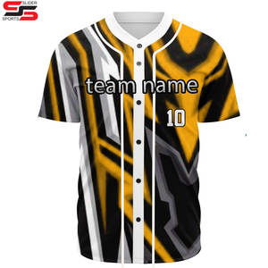 เสื้อเจอร์ซีย์เบสบอลสั่งทำชุดโลโก้พิมพ์ซับลิเมชันและปักลายสำหรับเบสบอลและซอฟต์บอล - Product Image 5