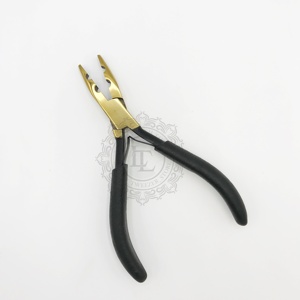 Alicates dorados y negros sostenibles con empuñadura negra Precio al por mayor Alicates de acero inoxidable de alta calidad Etiqueta personalizada aceptada - Product Image 1