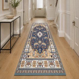 Tapis RUGS DEPOT LXDP-1003, vente en gros, gris anthracite, tapis traditionnel oriental imprimé numériquement, lavable en machine, chenille, antidérapant - Product Image 5