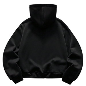Unisex Winter Casual Outdoor Windproof <b>Hoodie</b> Breathable Quick Dry Toggle Closures Front <b>Zip</b> <b>Pockets</b> Ribbed OEM Service Custom - Product Image 2