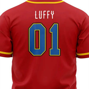 Maillots de baseball personnalisés respirants de haute qualité - Créez vos propres uniformes d'équipe Logo personnalisé Noms des joueurs Antibactérien Séchage rapide - Product Image 5