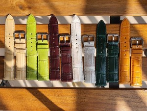 Vente en gros Bracelet de montre Luxali-Véritable Alligator 18-22mm Prix d'usine Tailles Bracelet Smartwatch - Product Image 6