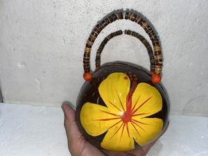 Bolso de mujer de un solo hombro de cáscara de coco Bolso de mano de cáscara de coco único de Vietnam 99 Gold Data - Product Image 2