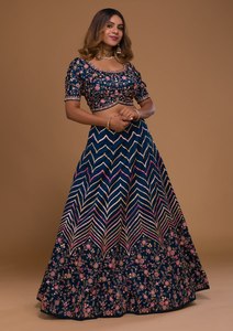 ชุดเดรสเจ้าสาวแบบกึ่งเย็บจาก Fulpari อินเดียสำหรับปาร์ตี้และงานแต่งงาน - Product Image 6