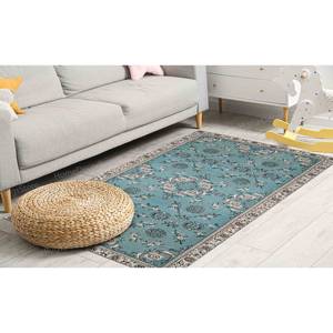 Alfombra con Estampado Floral - Decoración Vibrante para el Hogar, Alfombra Delgada No Tejida para Sala de Estar - Product Image 1