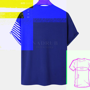 เสื้อยืดผู้ชายทรงหลวมเสื้อยืดผู้ชายดีไซน์ใหม่ - Product Image 2