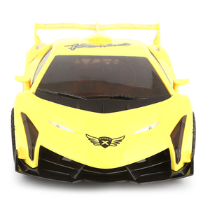 Voiture à grande vitesse avec musique et lumières pour enfants - Jaune - Product Image 2
