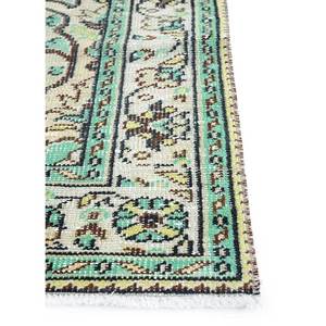 Alfombras de Lana Anudadas a Mano con Diseño Abstracto de Medallón Verde Vintage para el Hogar, Alfombra Rectangular Grande para Sala de Estar, Alfombra Rectangular para Pasillo - Product Image 4