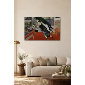 Impression sur toile Fida Chagall Birthday Flying Lovers - Product Image 5