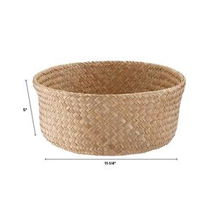Handmade <b>Small</b> Natural Seagrass Belly <b>Basket</b> for <b>Storage</b> Use Made in Vietnam - Product Image 2
