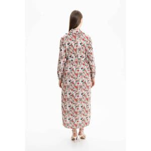 Vestido Verde Menta Sólido con Cintura Imperio y Cuello con Volantes para Mujer de Oficina - Product Image 3