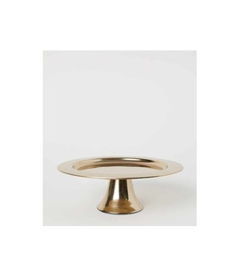 Unique rustic metal <b>cake</b> <b>stand</b> with hand-carved floral accents and structure for home bakers and professional chefs - Product Image 6