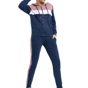 Chándales Deportivos Casuales con Capucha para Mujer, de Invierno, Ligeros, de Primera Calidad, 100% Algodón Transpirable - Product Image 1
