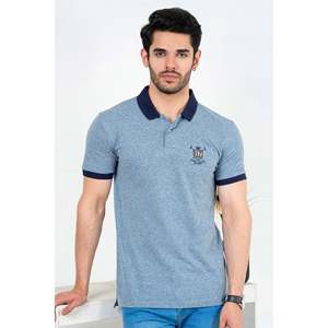 เสื้อโปโลผู้ชาย NOIRA รุ่นทันสมัย ปักโลโก้ตามสั่ง ผ้าฝ้าย 100% ระบายอากาศได้ดี ซิปสีเข้ม ดีไซน์ลายเรียบ - Product Image 1