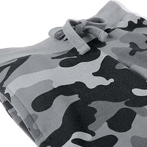 กางเกงขาสั้นเล่นกีฬาสำหรับผู้ชายทรงปกติเอวยางยืดและมีกระเป๋าผ้าฟลีซ70% ผ้าฝ้าย & 30% 2024โพลีเอสเตอร์ - Product Image 5