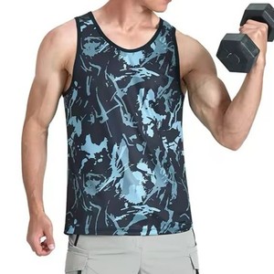 Camiseta sin mangas de sublimación para hombre de calidad superior, peso ligero, totalmente personalizada, antiarrugas, camiseta sin mangas de sublimación para hombre con el último diseño - Product Image 5