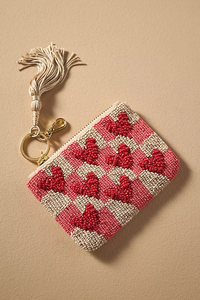 Monedero Preppy con Cuentas, Bolso Personalizado con Cuentas, Cartera con Cuentas, Lindos Regalos de San Valentín para Él - Product Image 4