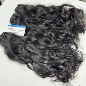 ผมต่อจากคนเวียดนามดิบสีดำธรรมชาติหยักศกมีสินค้าในสต็อกตอนนี้ - Product Image 6