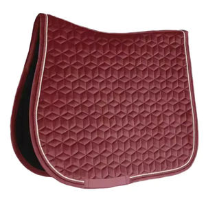 Almohadilla para SILLÍN de caballo 2024, almohadilla para SILLÍN de caballo de Color sólido personalizada, almohadilla para SILLÍN cómoda con purpurina Para Caballo, servicio OEM - Product Image 1