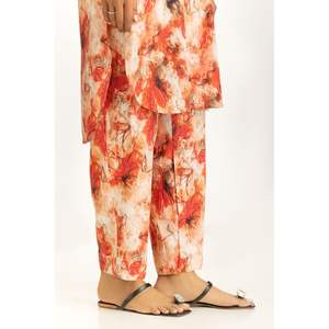 Conjunto Coordinado IPST-55075 de Dos Piezas en Chifón Estampado de Viscosa, Estilo Casual para Primavera/Verano, Tallas XS a XXS y XL - Product Image 1