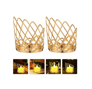 Support votif de table en métal haut de gamme pour la maison et le mariage décoration festive et fournitures de cadeaux - Product Image 5