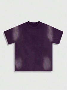 T-shirt graphique en coton épais surdimensionné personnalisable de haute qualité pour hommes T-shirt court Boxy imprimé personnalisé de conception vierge - Product Image 5