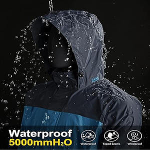 <b>Men</b> Windproof Breathable Travel Rain <b>Long</b> Jacket Outdoor Custom Logo Waterproof <b>Long</b> Rain <b>Coat</b> For <b>Men</b> uploaded by Dress Sports - Product Image 4