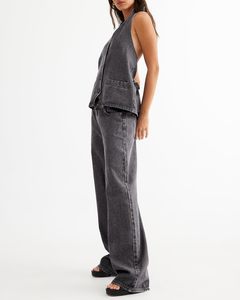 Traje de Verano para Mujer, Ajustado, de Mezclilla, Cómodo, Personalizable, de Alta Calidad, Más Vendido, Transpirable, de Secado Rápido, 100% Algodón - Product Image 2