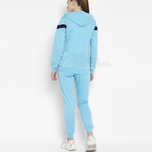 Survêtement pour femme avec logo de marque personnalisé, 65% coton, 35% polyester, coupe ample et décontractée, fabriqué au Pakistan - Product Image 3