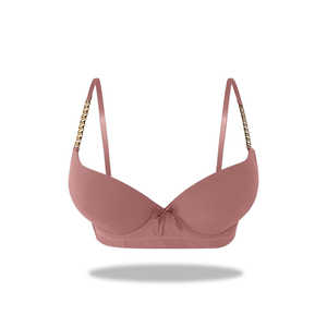 Soutien-gorge rembourré de qualité supérieure vert avec bretelles élégantes - Product Image 2