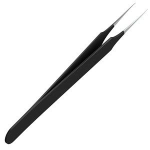 90 Degree Fiber Tip Volume Lash Tweezers <b>Precision</b> Eyelash Extension <b>Tool</b> - Product Image 5