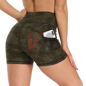 Shorts de Yoga con Control de Abdomen |   Shorts Deportivos para Mujer |   Shorts de Ciclismo de Cintura Media, Suaves y Transpirables - Product Image 3