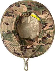 Personnalisé Voyage Chasse Randonnée Camping Équitation Respirant Coton Fait Animal Imprimé Parasol Réglable Unisexe Seau Chapeau - Product Image 2