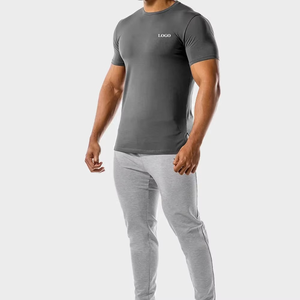 Camiseta personalizada de manga corta para hombre de nuevo diseño de alta calidad, camiseta en blanco para hombre para entrenamiento de gimnasio y ejercicio - Product Image 6