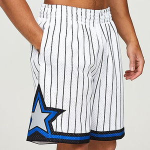 Pantalones Cortos Deportivos de Baloncesto para Hombre, Transpirables, con Impresión por Sublimación Personalizada, de Doble Capa de Malla - Product Image 6