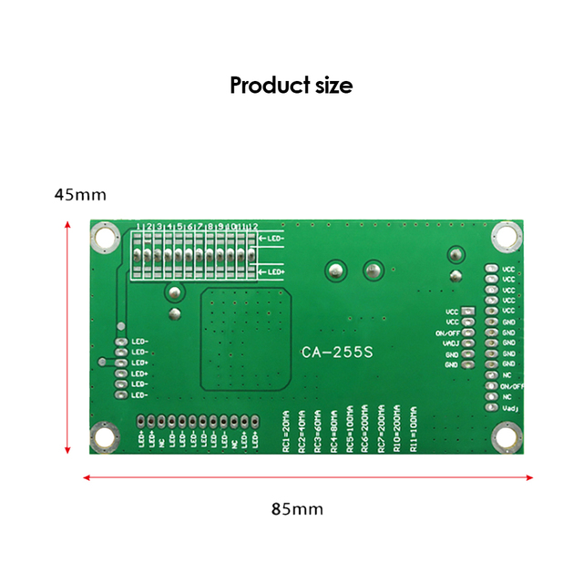 CA-255S 10-48 Inch LED LCD TV Backlight Constant Current Board CA-255 Universal Boost Driver Inverter Board Step Up Power Module
