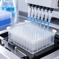 Fabricant direct d'usine de films d'étanchéité pour plaques PCR OEM, scellés adhésifs transparents en PET découpés sur mesure et à marque privée