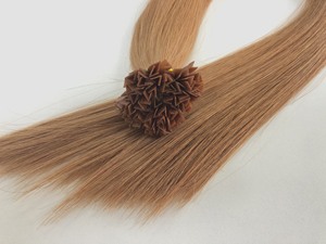 Vente en gros d'extensions de cheveux à la kératine vietnamienne pointe en V 18 pouces cheveux humains double tirage Remy extensions de cheveux à la kératine trame de génie - Product Image 4