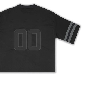 Maillot de football américain en polyester 100% avec techniques imprimées vêtements de sport à manches courtes pour l'été respirant confortable - Product Image 4