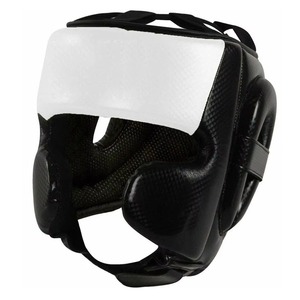 Headguard en cuir unisexe de haute qualité personnalisé double protection sportive pour la boxe et MMA léger prix de gros - Product Image 1