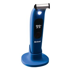 Rasoir hybride rechargeable par USB avec écran LED, autonomie de 2 heures, utilisation humide ou sèche, lame unique pour le rasage du visage, lumière intégrée - Product Image 4
