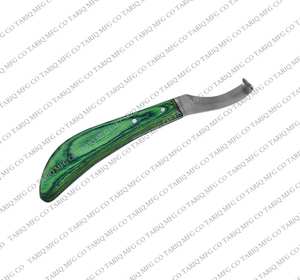 Cuchillo profesional para pezuña de herrador, hoja curva, herramienta de recorte para el cuidado de la pezuña de caballo por TARIQ MFG CO CE ISO EU - Product Image 2