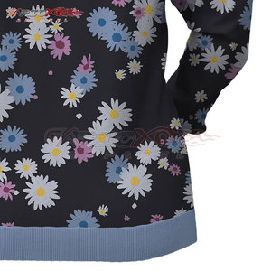 Sweat à capuche respirant pour femmes avec illustration de sublimation personnalisée et sweat à capuche de sublimation à la mode de style Streetwear léger - Product Image 6