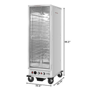 33-Inch Commercial Silver KM-CHP36-WNGL Heated <b>Holding</b> Proofing Cabinet Glass Door Wire Racks <b>Warming</b> <b>Holding</b> <b>Equipment</b> - Product Image 4