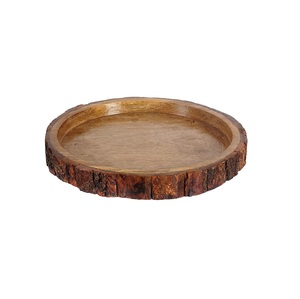 Plateau de service en bois gravé artisanal, écologique, léger, sans danger pour les aliments, compatible lave-vaisselle et micro-ondes, résistant à l'eau - Product Image 5